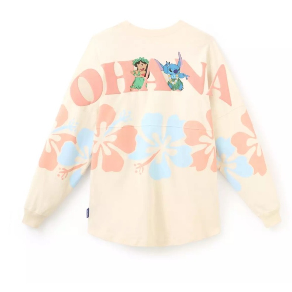 Disney Parks Spirit Jersey Adult Large Lilo & Stitch Aloha Ohana Exclusive